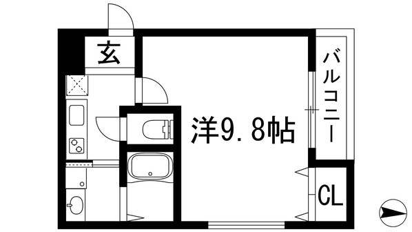 フジパレス石橋の物件間取画像